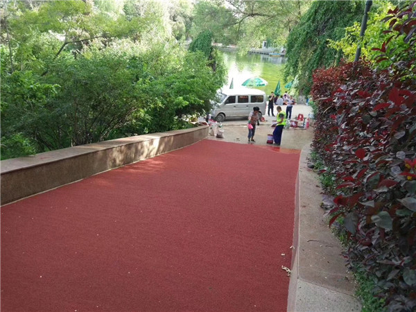 静安彩色路面施工